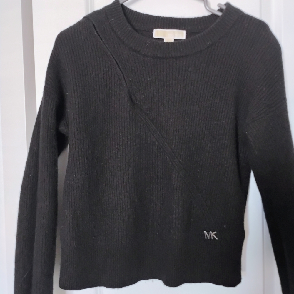 Michael Kors Black Crew Neck Sweater